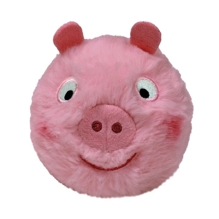 TY Beanie Bouncers Peppa Pig Χνουδωτό Μπαλάκι που Αναπηδάει Ροζ (1607-83038)