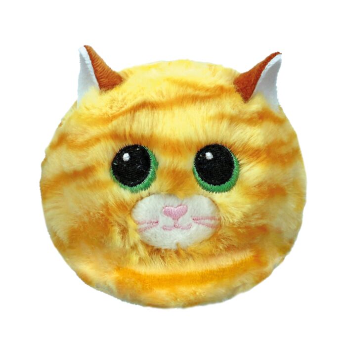 TY Beanie Bouncers Purry Χνουδωτό Μπαλάκι που Αναπηδάει Γατούλα Κίτρινη (1607-83013)