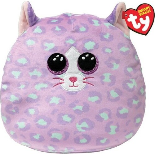 Ty Squishy Beanies Cassidy Γατούλα Μωβ 25cm (1607-39274)