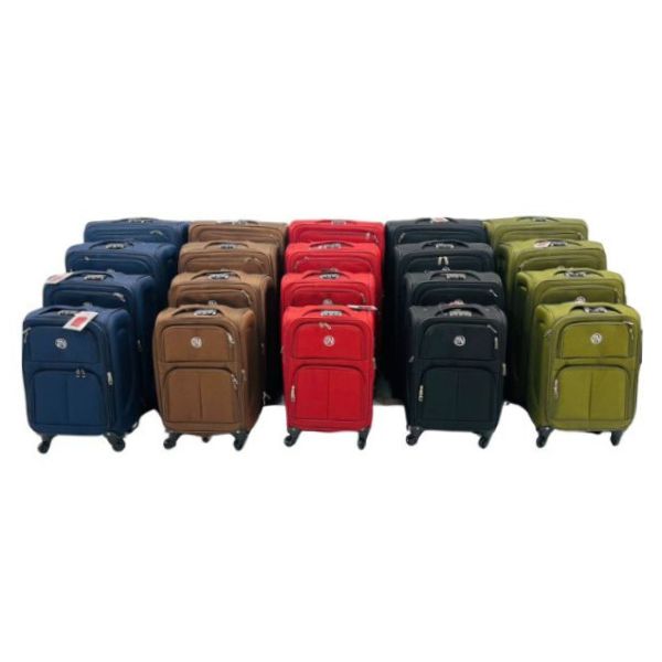 Βαλίτσα-Τρόλεϊ Ταξιδίου Υφασμάτινη 60cm 4 Χρώματα