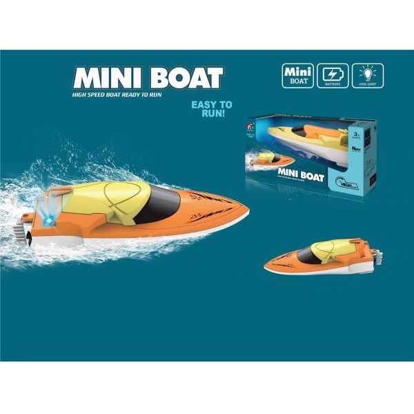 Βάρκα Ταχύπλοη 19cm Με Φως