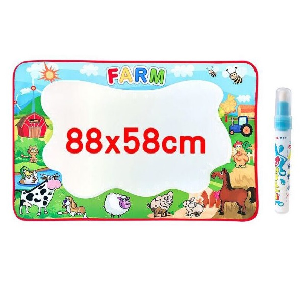 Χαλάκι Ζωγραφικής Με Νερό Φάρμα 88x58cm