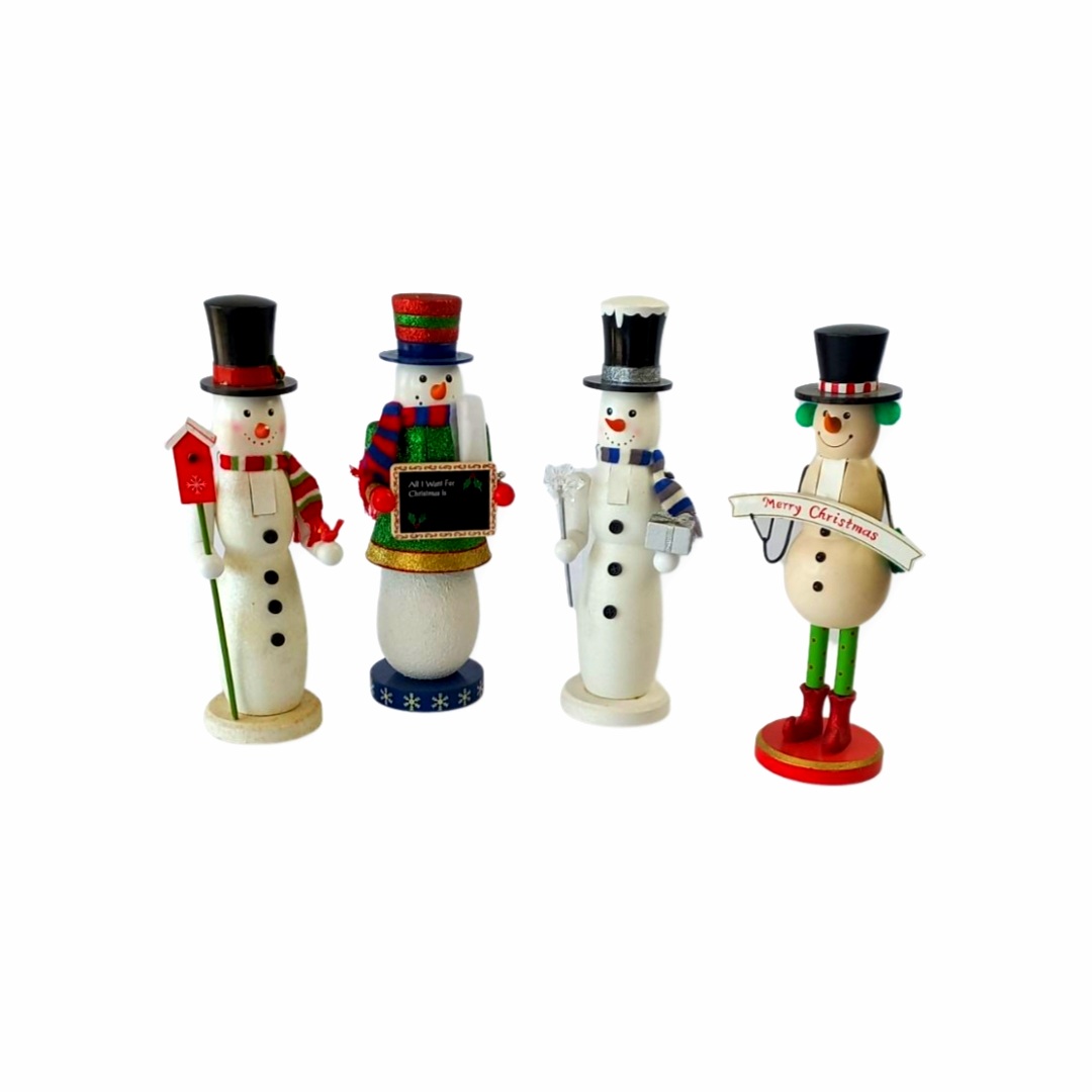 Χριστουγεννιάτικος Διακοσμητικός Ξύλινη Φιγούρα Διάφορα Σχέδια 36cm