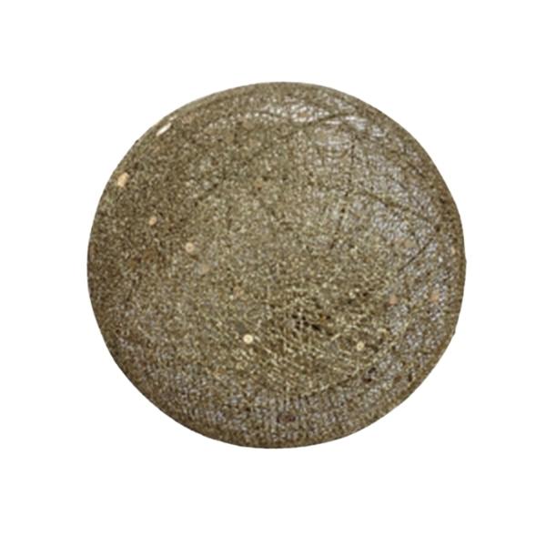 Χριστουγεννιάτικη Διακοσμητική Μπάλα Μεταλλική Χρυσή 30cm