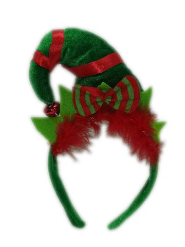 Χριστουγεννιάτικη Στέκα Καπέλο Ξωτικού Με Κουδουνάκι 24x15cm