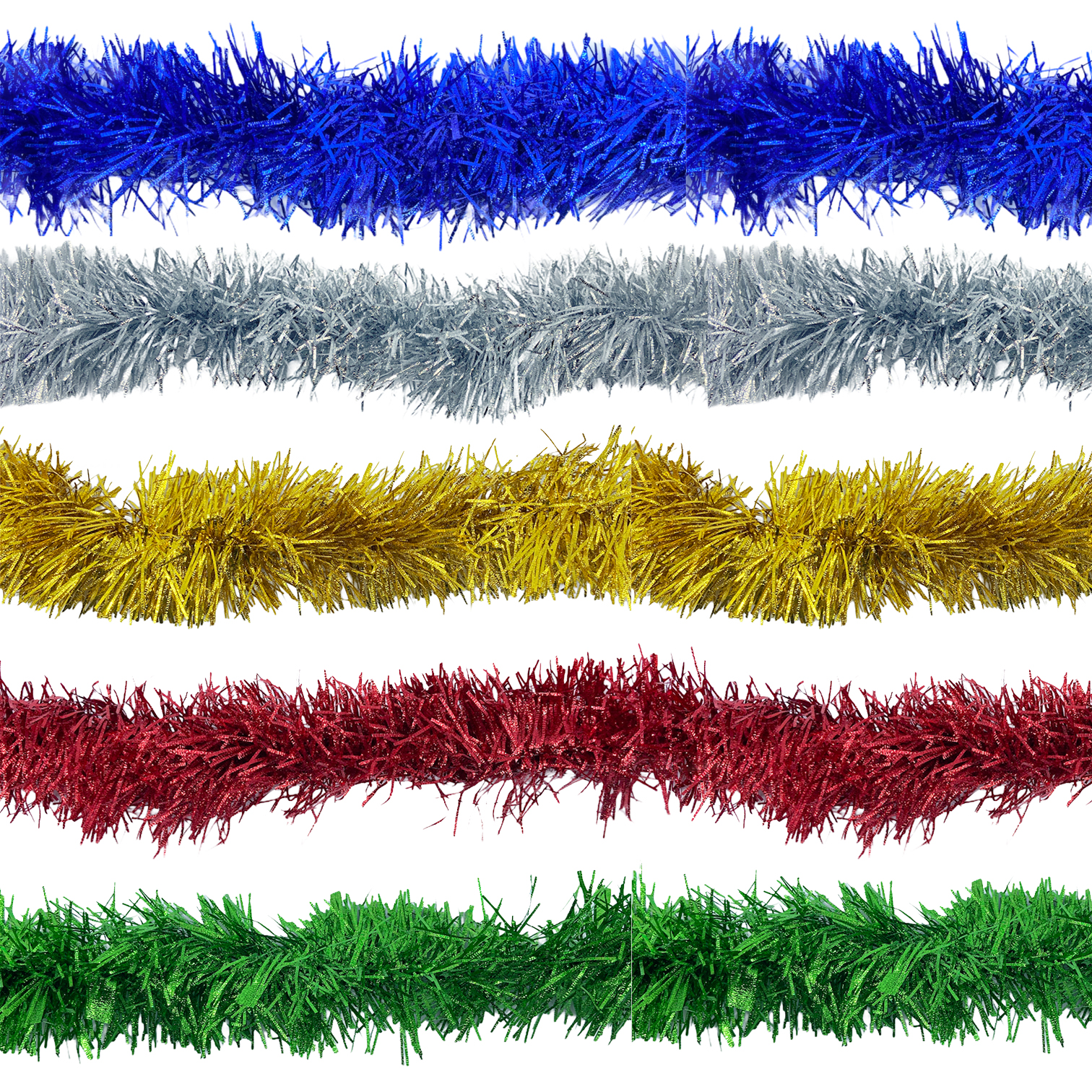 Χριστουγεννιάτικη Τρέσα 7cm 4 Χρώματα 2m