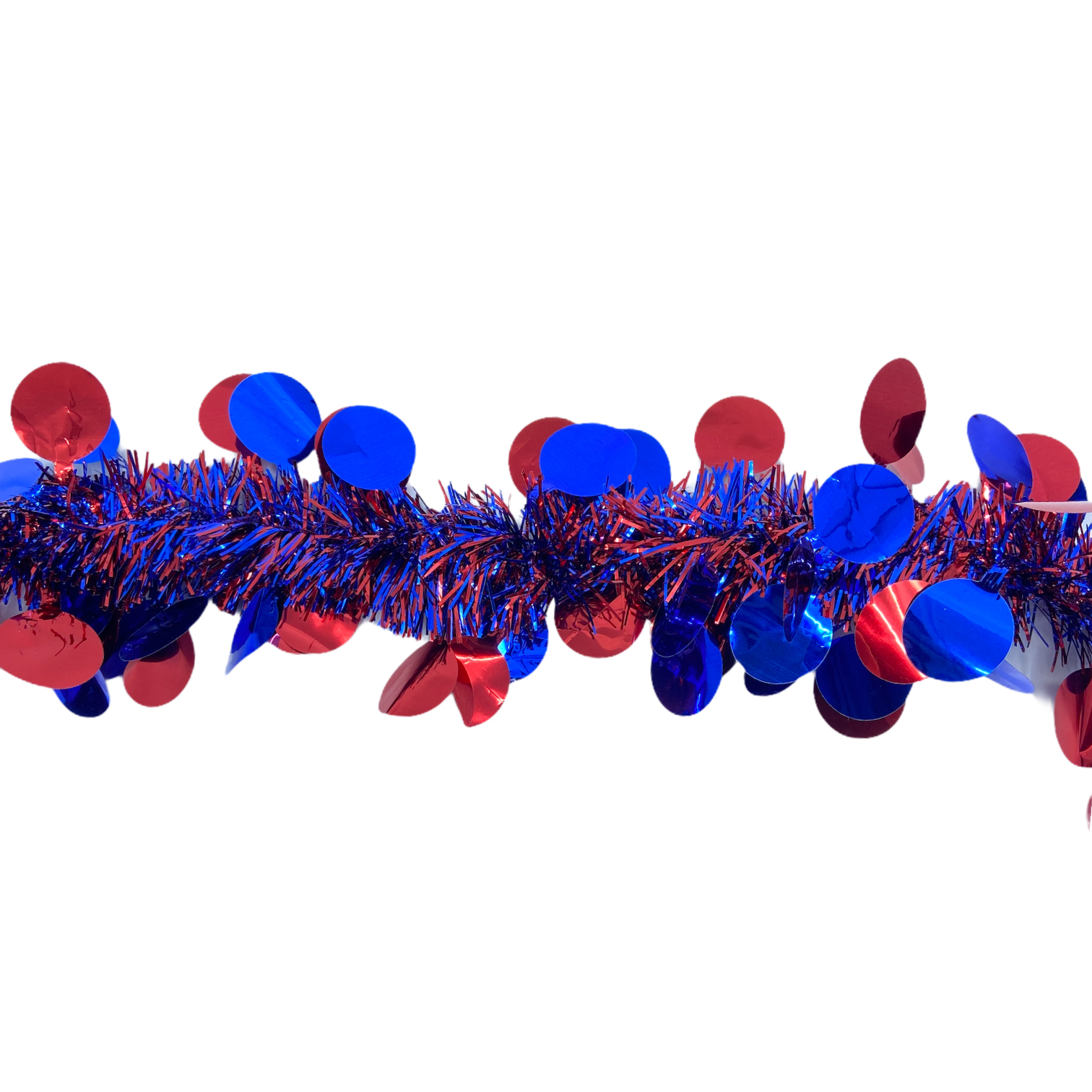 Χριστουγεννιάτικη Τρέσα 13cm 5 Χρώματα Μπάλες 2m