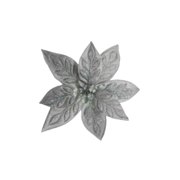 Χριστουγεννιάτικο Αλεξανδρινό Ασημί Φ33cm 15cm