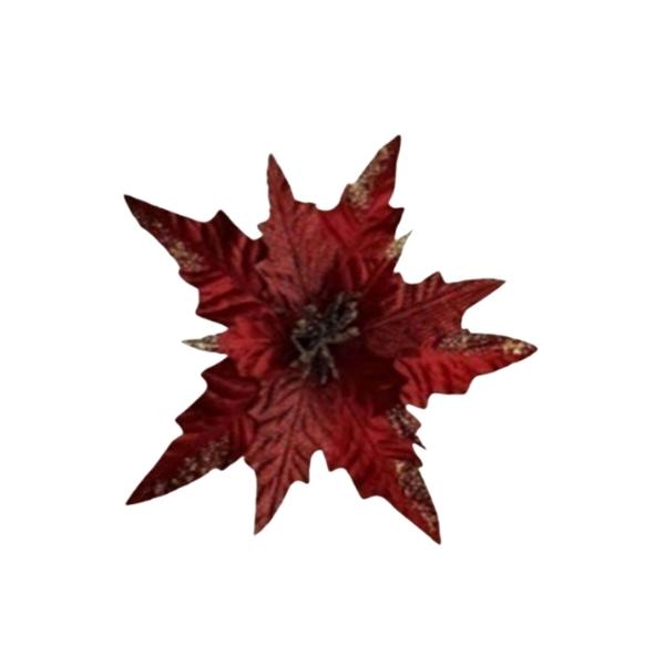 Χριστουγεννιάτικο Αλεξανδρινό Κόκκινο Φ34cm 15cm