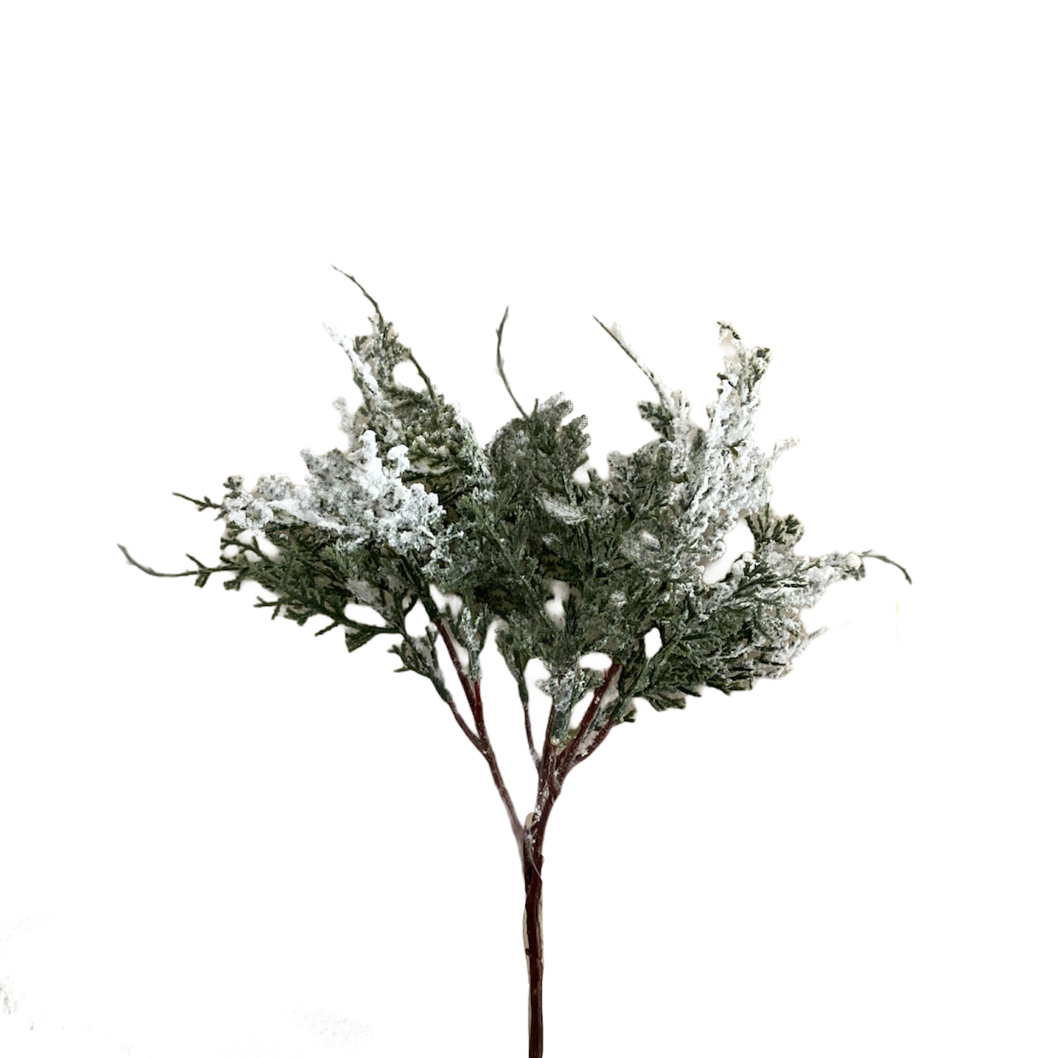 Χριστουγεννιάτικο Διακοσμητικό Κλαδί Πράσινο Χιονισμένο 30x16x5cm