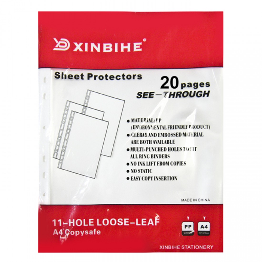 Ζελατίνες Τρύπες Πακ=20τεμ Πάχος=0,045mm